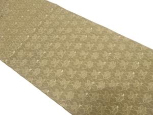 アンティーク　蔦の実模様織り出し丸帯（材料）